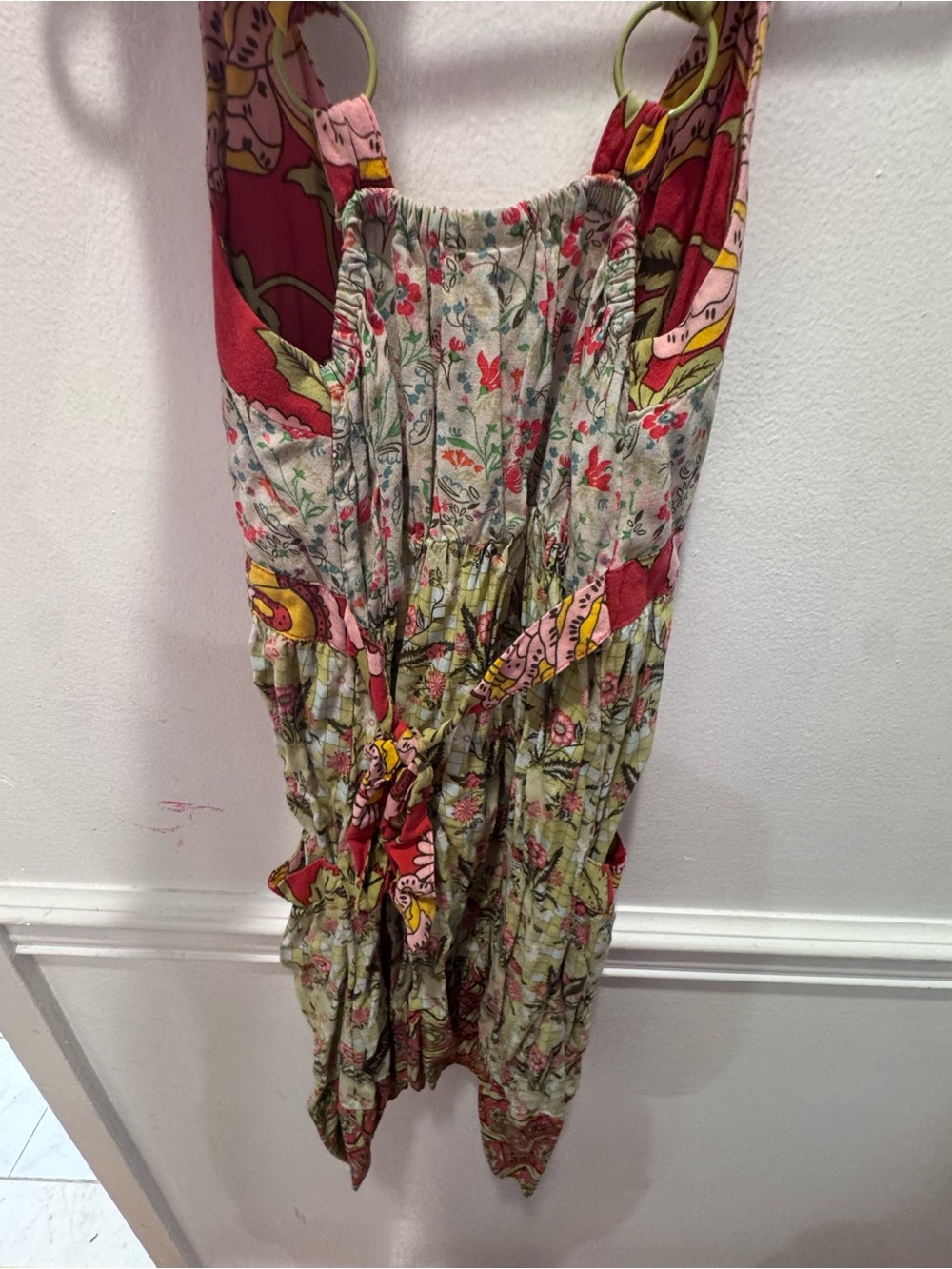Matilda Jane Red and Green Floral Midi Dress - Picture 4 of 4